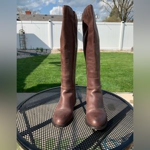 Women’s leather riding boots brown - barely worn
